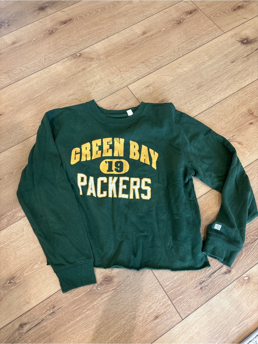 Green Bay Packers cropped crew neck